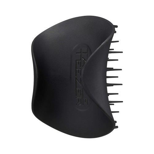 TANGLE TEEZER The Scalp Exfoliator & Scalp Massager for Hair Treatments and Detox, Onyx Black
