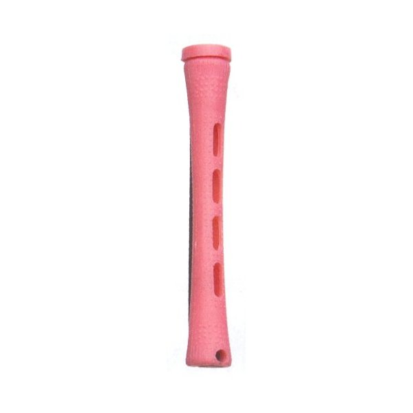 Diane Long Cold Wave Rods with Rubber Bands for Hair Curling and Perm Styling - Pink - DCW6 - 3 Dozen (36 pcs)