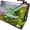 Magnetic Aquarium Cover lid Fish Tank lid Anti-Jumping net Cover mesh Terrarium lid Aquarium Hood (Small Size DIY Cover lid)