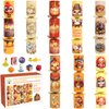 8pc Thanksgiving Crackers Poppers Party Table Favors Games for Family Kids No Snap No Popping with Party Hats Joke & Gift Inside Fall Thanksgiving Kids Activities Elegant