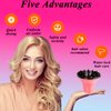 YingEnter Universal Hair Diffuser Adaptable for Blow Dryers with D-1.7 inch to D-1.85 inch for Curly or Wavy Hair, Pink.blow dryer comb attachment hair dryer concentrator attachment