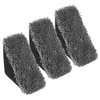 3 PCS Tire Shine Applicator Sponges, Microfiber Tire Brightener Applicator Pad Durable and Reusable Tires Dressing Applicators Pad, Tires Applicator-Pad for Car Detailing Cleaning Sealant Conditioner