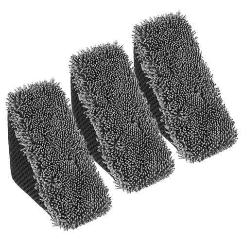 3 PCS Tire Shine Applicator Sponges, Microfiber Tire Brightener Applicator Pad Durable and Reusable Tires Dressing Applicators Pad, Tires Applicator-Pad for Car Detailing Cleaning Sealant Conditioner