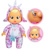Cry Babies Tiny Cuddles Dinos Stella- 9" Baby Dolls, Cries Real Tears, Dinosaur Metallic Themed Pajamas