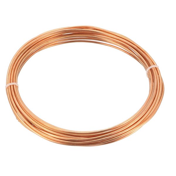 uxcell Refrigeration Tubing, 1/16" OD x 1/32" ID x 9.8 Ft Soft Coil Copper Tubing