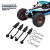 RC Car Body Clips Steel Rubber Clips RC Body Clip Retainers for Losi Lasernut U4 1/10 Black