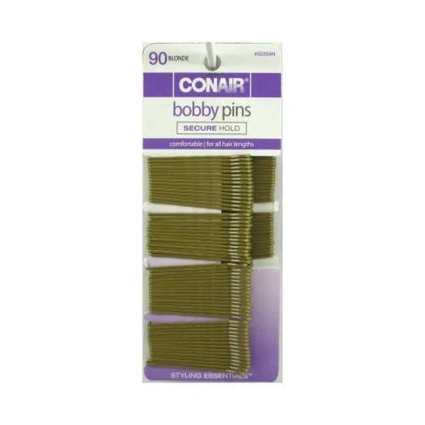 CONAIR BLONDE BOBBY PINS SLIDES (90 PIECES)