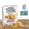 Good Thins Parmesan & Garlic Rice & Cheese Snacks Gluten Free Crackers, 3.5 oz