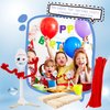200 Pcs DIY Plastic Creative Fork 200 Pcs Red Pipe Cleaners 200 Pcs Round Wiggle Googly Eyes with Adhesive on Back and 200 Pcs Popsicle Stick for Art Crafts Halloween Birthday Party Favors