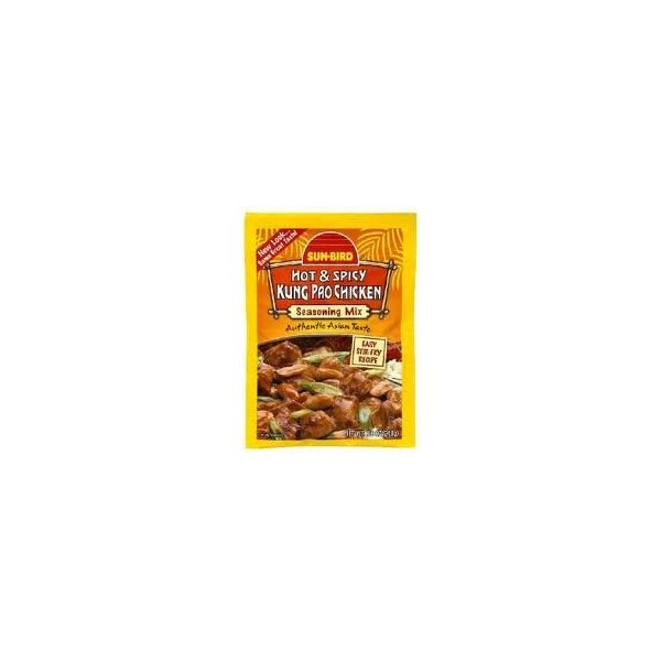 Sun Bird Hot and Spicy Kung Pao Chicken Seasoning Mix (Pack of 3 x 0.75z)