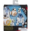 STAR WARS Galaxy of Adventures R2-D2, BB-8, D-O Action Figure 3 Pack, 5" Scale Droid Toys with Fun Action Features, Kids Ages 4 & Up