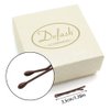 Dofash 100Pcs Brown Bobby Pins Hair Pins Steel Hair Clips 3.5Cm/1.38" Hair Accessories With Gift Box For Girls (Brown)