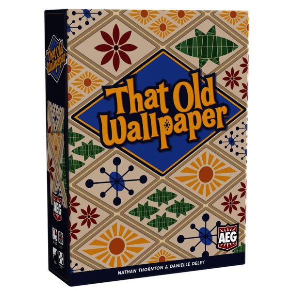 AEG: That Old Wallpaper - Card Game, Shapes, Colors & Patterns Game, Ages 10+, 2-5 Players, 15-30 Min