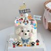 33 PCS Dog Birthday Cake Topper Dog Party Decoration Puppy Birthday Theme Party Supplies Puppy Cake Decoration Dog Cake Topper