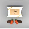 ZIWOO Handmade Leather Hair Clip 2 pcs Carrot Styling Accessories Girls