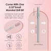Small Sanding Bands for Nails Drill, 160Pcs Nail Sanding Drill Bits Set with 3.1mm Mini Mandrel Nail Bit, 80/150/180/240Grit Nail Sanding File for Acrylic Nail Prep Polishing Manicure Pedicure