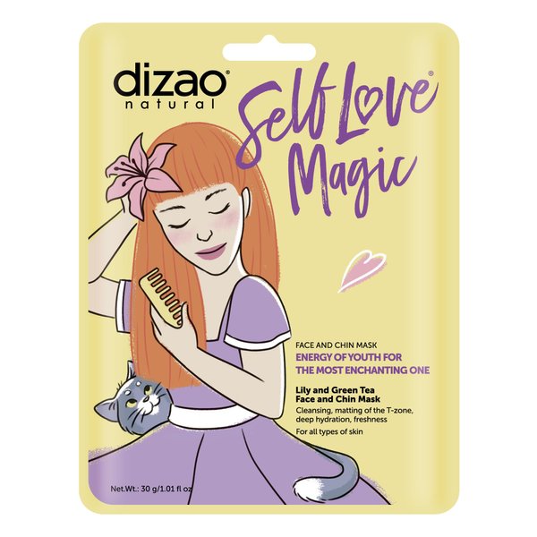 DIZAO Lily and Green Tea Face and Chin Mask
