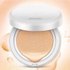 Magik Moisturizing BB Cushion Foundation Compact Buildable Coverage Long-Lasting (2 Pack, Natural)