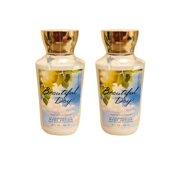 Bath and Body Works Gift Set of of 2 - 8 Fl Oz Lotion - (Beautiful Day)