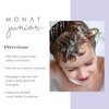 MONAT Junior™ Gentle Shampoo - A safe, Gentle and Non-irritating Hair Shampoo for children. All Natural Tear-free, Sulfate & Paraben-free - Net Wt. 237 ml / 8 fl. oz.