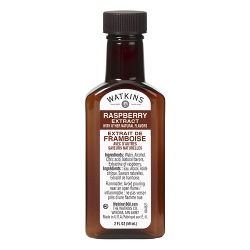 Watkins Raspberry Extract with Other Natural Flavors, 2 oz. Bottles, Pack of 6 (Packaging May Vary)