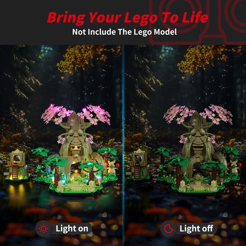 BRIKSMAX 2.0 Light Kit for Lego Great Deku Tree -Innovative Led Lighting Compatible with Lego The Legend of Zelda 77092 - Not Included Lego Set
