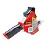 Scotch Packaging Tape Dispenser, Holds Tape up to 2" Wide, No Tape Included (ST-181),Red