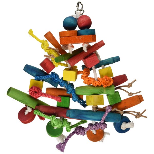 Featherland Paradise Chew Push 'N Pull Bird Toy, 18"x6"x6"