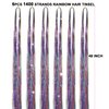 Nineibei Hair Tinsel Kit with Tools 6Pcs 1400 Strands Rainbow Glitter Hair Tinsel Heat Resistant Fairy Hair Sparkly Shiny Tinsel Hair Extensions for Women Girls Kids 48Inch (Rainbow)