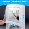 Air Jade Tower Fan Air Filter Screen, Reusable & Washable Micro Mesh Filter for Tower Fans, Easy Cut to Fit, Cover 3 Tower Fans Up to 42", Filter Air Dust, Easy Air Flow, White
