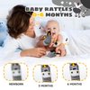 Baby Toys 0-6 Months,High Contrast Baby Toys for Newborn,Black and White Baby Toys,Infant Rattle Socks and Wrist Toy,Newborn Toys 0 3 Months Brain Development,0-6 Months Babies Boy Girl Gift