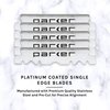 Parker PTB Professional Straight Edge Barber Razor with 5 Parker Platinum Blades