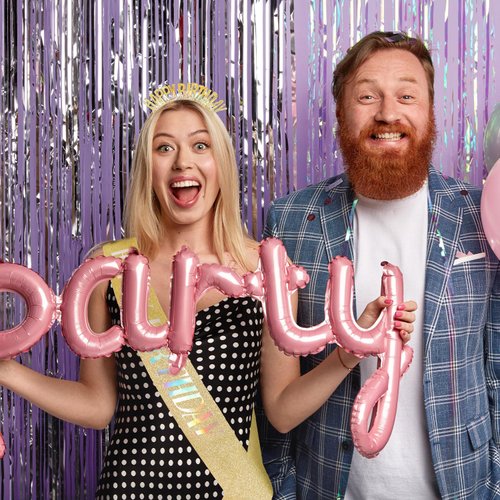 Aprince Birthday Headband Birthday Crown Birthday Sash for Women Birthday Tiara Gold Happy Birthday Headband Party Decorations Birthday Crown for Girls