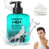 LingHaoLH Deep Clean Daily Facial Cleanser Lotion for Men,Gentle Cleansing & Moisturizing Mens Face Wash,Long Lasting Hydrating Men's Face Wash Skincare,150 ml