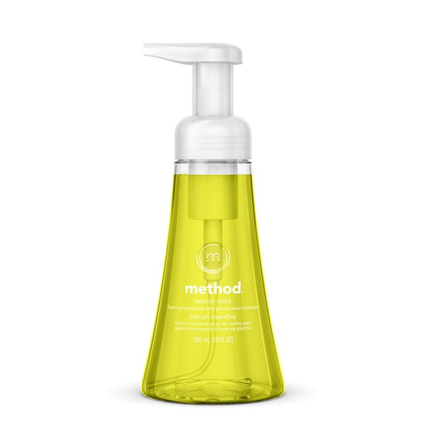 Method Foaming Hand Soap, Lemon Mint, Biodegradable Formula, 10 Fl Oz (Pack of 1)