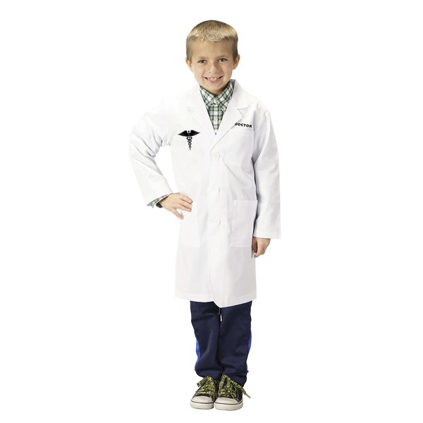 Aeromax 3/4 Length Jr. Doctor Lab Coat, Size 2/3, White