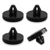 NTNEV 4 PCS Brake Switch Stopper, Clutch Pedal Stopper, Car Brake Light Switch Stopper, Brake Switch Pad, 90541-06036 (Black)