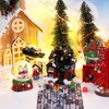 Marspark Christmas Village Accessories 5 x 50 Inch Christmas Miniature Road Village Street Mat Xmas Village Snow Street Decorations for Little Village Landscape (Gray Gravel Road Style)