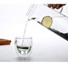 Glass Pitcher with Lid - High Heat Resistance Stovetop Safe Pitcher for Hot/Cold Water & Iced Tea