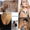 12 Sheets Flash Gold Metallic Temporary Tattoos for Women Girls Waterproof Gold Silver Tattoo Stickers for Beach Festivals Parties Long Lasting Nontoxic Glitter Fake Tattoos Exquisite Designs