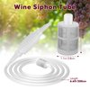 GSD Wine Siphon Tube Hose Beer Siphon Pump for Wine Making Brewing, 2M/6.6FT