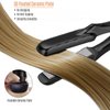 LOVANI Mini Flat Iron, Tourmaline Ceramic Small Hair Straightener, Dual Voltage Travel Hair Iron for Worldwide Use, Portable Mini Straightener with Insulated Bag