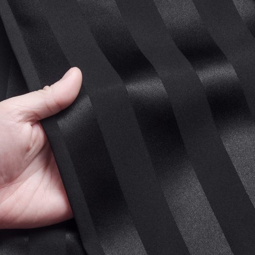 Mens Silk Satin Pajamas Set Sleepwear Loungewear Black XL