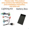 GEAMENT LED Light Kit Compatible with Lego Christmas Wreath 2-in-1 - Lighting Set for Lego 40426 Building Model (Model Set Not Included)
