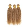 30 30 30 Inch Honey Blonde Bundles Human Hair Blonde Kinky Curly Bundles Brazilain Virgin Hair Color #27 Bundles Human Hair Blonde Hair Weave Blonde Curly Bundles 300g