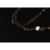 Denifery Bridal Boho Gold Head Chain Bridal Headpiece Bohemian Wedding Hair Accessories