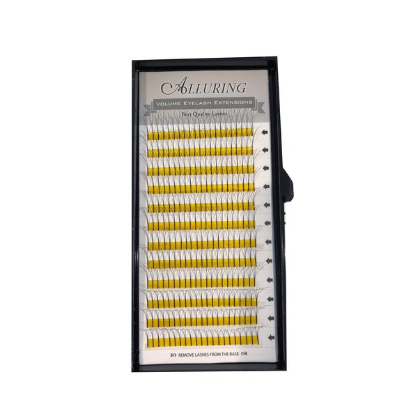 Alluring 3D Volume Lashes Eyelash Extensions (3in1) C Curl .07mm x 14mm Type 2
