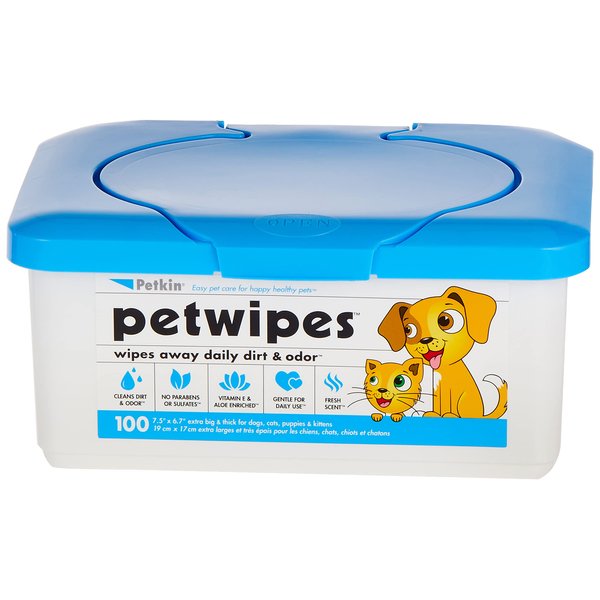 Petkin Petwipes 100 count