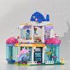 Norepios Girls Toy Building Blocks, 327 Pcs Blue Whale Aquarium Educational Building Toy, Whale Dolphin Fishbowl Aquarium Playset for Girls 6 Years and Up