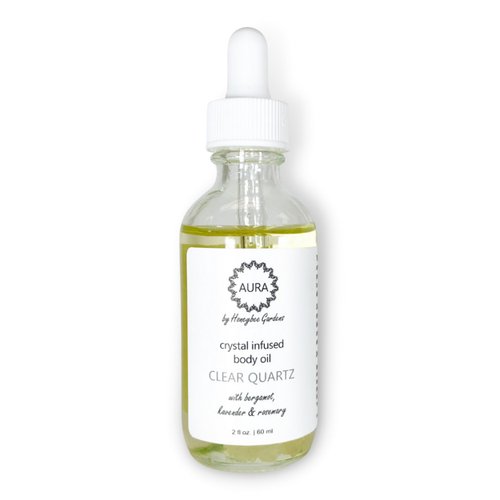 Crystal Infused Body Oil, 2 fl. oz., Clear Quartz